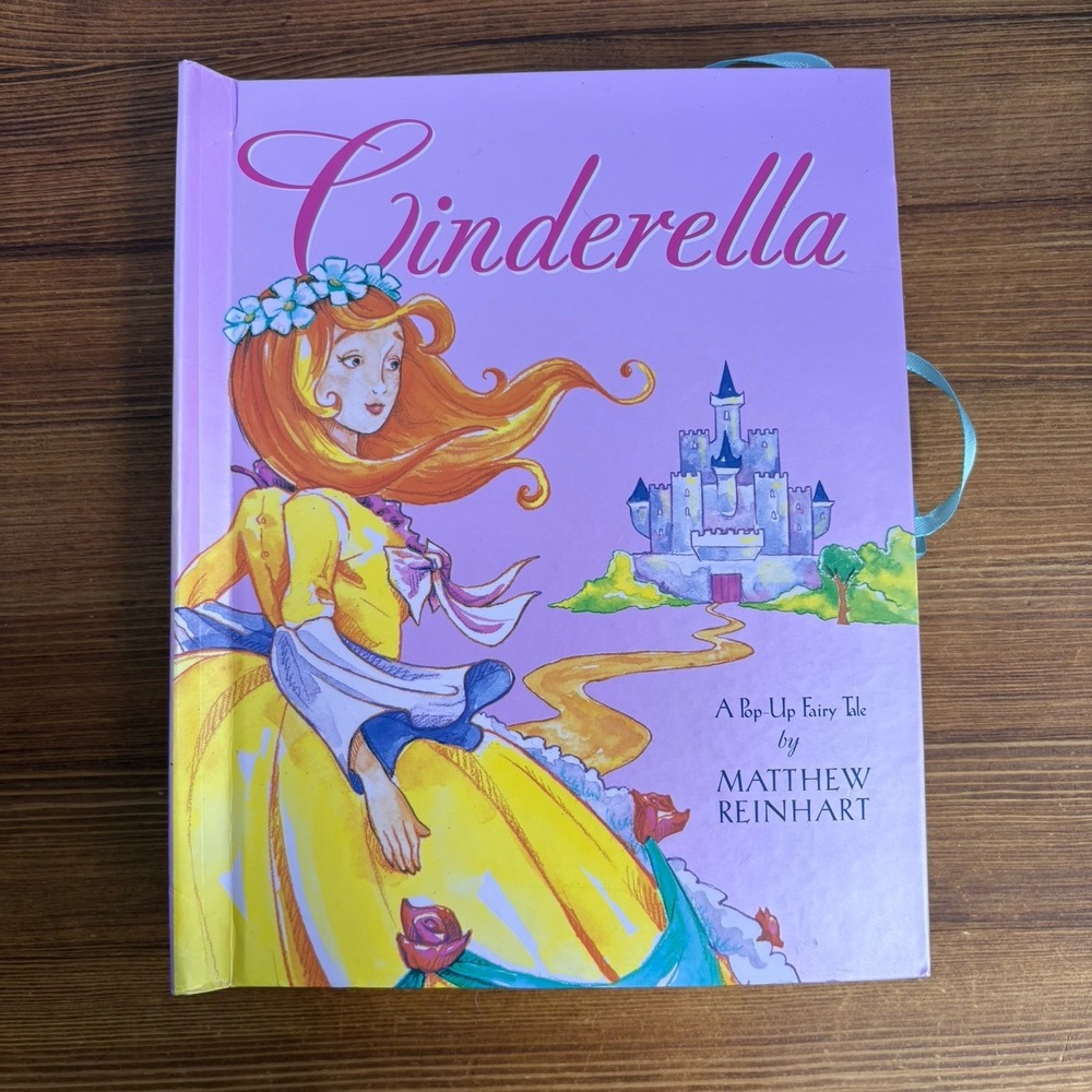 Matthew Reinhart Cinderella Pop-Up Fairy Tale Hardcover Interactive Story Book